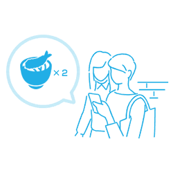 モバイルオーダー画面でご注文